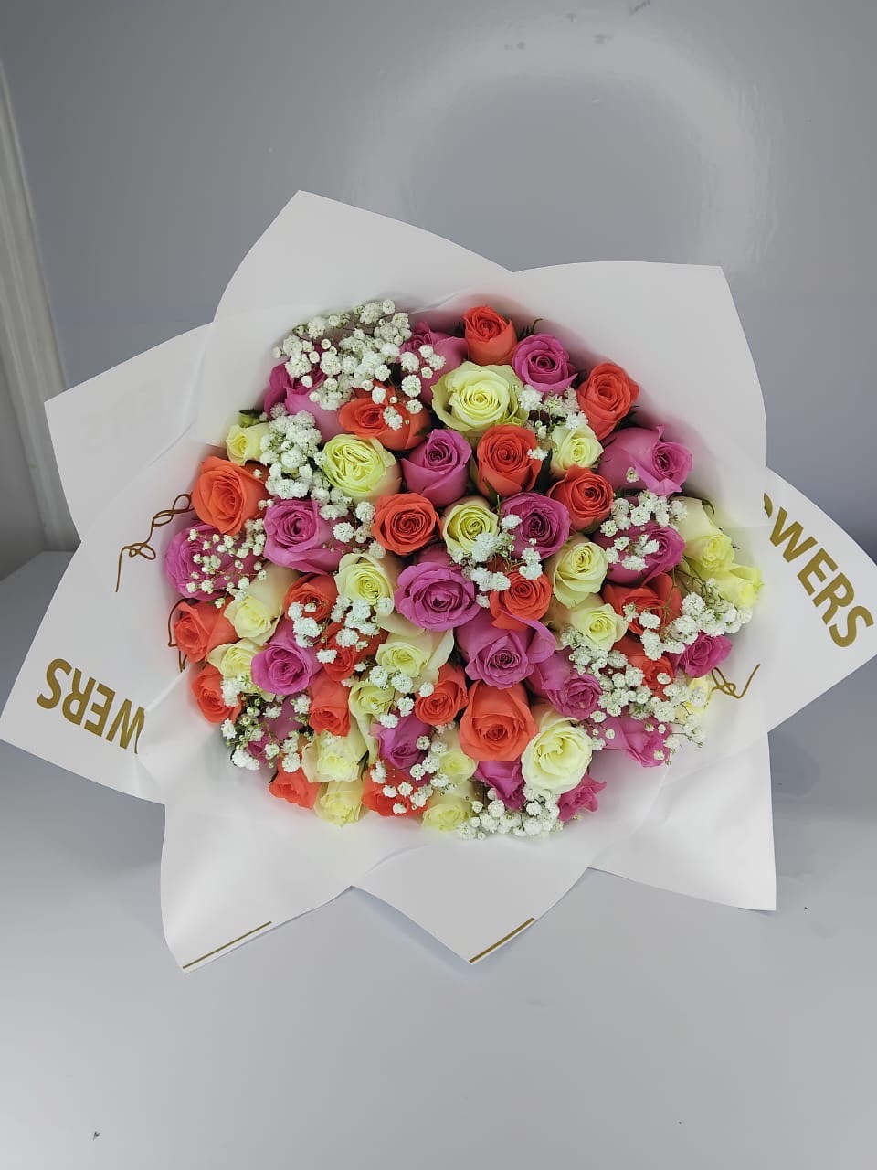 Cherry Wonder flower arrangement by FlowerCart Kenya